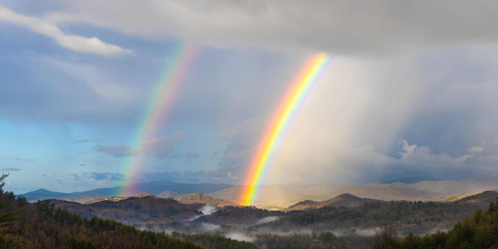 Double rainbow — March 9, 2026